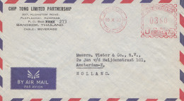 Thailand 1980: Chip Tong Limited Partnership Bangkok Via Air Mail To Amsterdam - Thailand