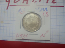 +++QUALITE+++Albert 1er. 2 FRANCS 1912 FR ARGENT (A.7) - 2 Frank