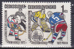** Tchécoslovaquie 1972 Mi 2065-6 (Yv 1909-10), (MNH)** - Unused Stamps