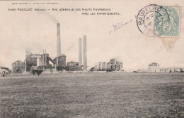 PAUILLAC VUE GENERALE DES HAUTS FOURNEAUX PRES LES APPONTEMENTS 1905 TBE - Pauillac