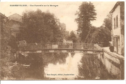 [88] Vosges RAMBERVILLERS - Une Passerelle Sur La Mortagne - Rambervillers