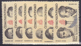 ** Tchécoslovaquie 1973 Mi 2126-31 (Yv 1971-6), (MNH)** - Unused Stamps