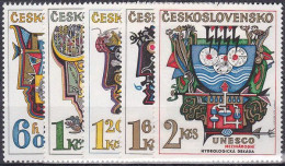 ** Tchécoslovaquie 1974 Mi 2195-9 (Yv 2040-4), (MNH)** - Neufs