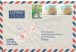 Indonesia Registered Air Mail Cover Sent To Germany 7-3-1997 Topic Stamps - Indonesië