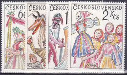 ** Tchécoslovaquie 1975 Mi 2248-51 (Yv 2091-4), (MNH)** - Unused Stamps