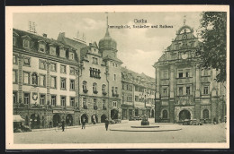 AK Gotha, Innungshalle, Gasthaus Zum Ratskeller Und Rathaus  - Gotha