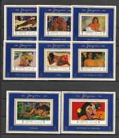 Manama 1972 Art - Paintings - Nude - Paul Gauguin - 8 IMPERFORATE MS MNH - Nudes