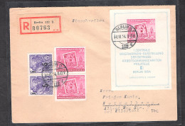 DDR.FDC. Mi.-Nr. Block 10 R-Fernbrief Gelaufen, Signiert Mayer - Altri & Non Classificati