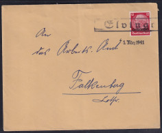 Dt.Besetzung 2.Weltkrieg,Lothringen, Fernbrief Mit EF. Mi.-Nr 7, Mit Notstempel. - Ocupación 1938 – 45