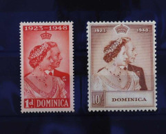 Dominica, 1948, 110 - 111, Postfrisch - Dominica (1978-...)