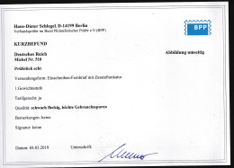 DR. ,R-Brief Mi.-Nr.510 Ua., Befund. SchlegelBPP - Altri & Non Classificati