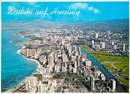 Etats Unis - Hawaï - Honolulu - Waikiki Beach - Aerial View - Vue Aérienne - Etat De Hawaï - Hawaï State - CPM - Voir Ti - Honolulu