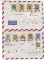 Saint Marin - Lettre Recom De 1968 - Oblit Républica Di S. Marino - Exp Vers Kirchheim - Armoiries - - Storia Postale