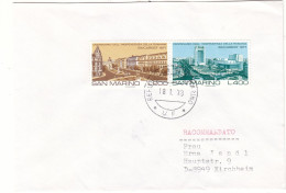 Saint Marin - Lettre De 1978 - Oblit Républica Di S. Marino - Exp Vers Kirchheim - Vue De Bucarest - - Storia Postale