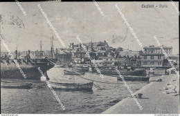 Cn468 Cartolina Cagliari Citta' Porto 1931 Sardegna - Cagliari