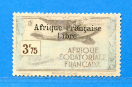 REF103 > A.E.F. > FRANCE LIBRE > PA N° 16 * Signé Calvès Défaut D'impression > Neuf Dos Visible MH * Cote 320 € - Nuovi