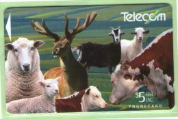 New Zealand - 1994 Farm Animals - $5 Montage Of Animals - Mint - NZ-P-37 - Neuseeland