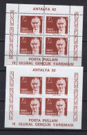 B3803 - TURQUIE TURKEY Yv BF 24/24a ** - Blokken & Velletjes