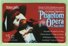 New Zealand - 1993 Phantom Of The Opera - $5 - NZ-A-8 - VFU - Neuseeland