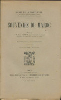 Souvenirs Du Maroc (1919) De Henri Poisson De La Martinière - Geschiedenis