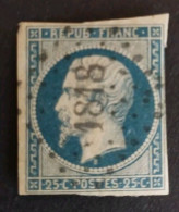 TIMBRE FRANCE NAPOLEON 10 OBL PC 1818 COTE +45€ - 1852 Luigi-Napoleone