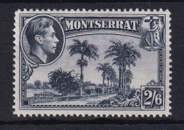 Montserrat: 1938/48   KGVI   SG109a    2/6d  [Perf: 14]    MH - Montserrat