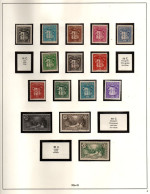 Andorre 1936-42 - 3 Pages D'album - Blason Pont & Vallée - Unused Stamps