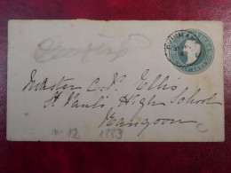 DS6 INDIA   CARTE  ENTIER   1899 PETIT BUREAU PUYIMANA A  RANGOON BIRMANIE +AFF. INTERESSANT+ - Covers