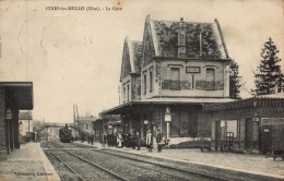 60 , Cpa CIRES Les MELLO , La Gare (16509.L03) - Autres & Non Classés