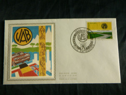 1973 1689 FDC Soie/zijde ( Antwerpen ) : " 50 Jaar Vlaamse Automobilistenbond " - 1971-1980