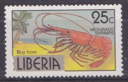 LIBERIA 1981 MNH** - Schalentiere