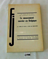 C199 Livre - Le Mouvement Ouvrier En Belgique - Geschiedenis