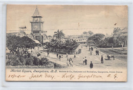 British Guiana - Guyana - GEORGETOWN - Market Square - SEE SCANS FOR CONDITION - Publ. Baldwin & Co.  - Guyana (voorheen Brits Guyana)