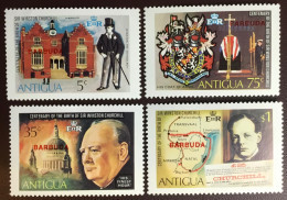 Barbuda 1974 Churchill Overprint MNH - Barbuda (...-1981)