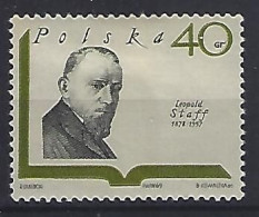 Poland 1969  Schriftsteller (*) MM  Mi.1979 - Ongebruikt