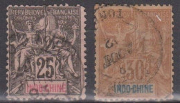 Indochine N° 10 Et 11 - Used Stamps