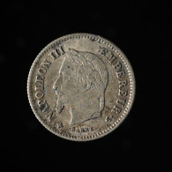  France, Napoléon III, 20 Centimes, 1867, Strasbourg, Argent (Silver), SUP (AU),
KM#808.2, F.150/2, G.309 - 20 Centimes