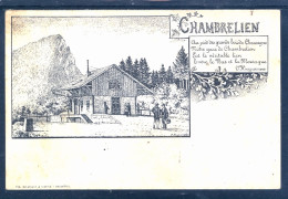 11816 Chambrelien - La Gare - Litho Et Texte De O. Huguenin - Other & Unclassified