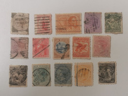 Lot 15 Timbres, New Zélande - Usati