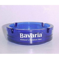 BRAND NEW ! Bavaria Holland's Premium Beer Blue Glass Ashtray (B-03) - Glas