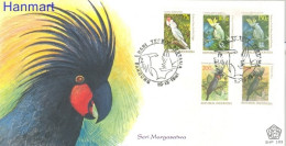 Indonesia 1981 Mi 1030-1034 FDC  (FDC ZS8 INS1030-1034) - Parrots