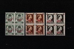 Dienstzegels  S 32/S 34  Leopold 3** Bloc De 4/blok Van 4 ** - Mint