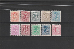 Dienstzegels  S 47/S 56 Lion Héraldique Avec Le Lettre B./Heraldieke Leeuw Met B ** - Mint