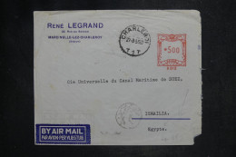 BELGIQUE - Lettre Par Avion > Egypte - 1953 - M 2563 - Cartas & Documentos