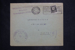 BELGIQUE - Lettre Administrative > France - 1926 - M 2559 - Covers & Documents