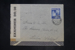 MALTE - Lettre Censurée > Lisbonne - 1945 - M 2541 - Malta (...-1964)