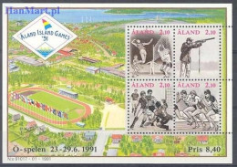 Åland Islands 1991 Mi Block 1 MNH  (ZE3 ALNbl1) - Pallavolo