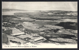 AK Quebec, The St. Lawrence River In Winter  - Québec - La Cité