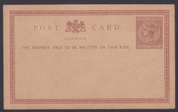 British Jamaica 1890's MInt Queen Victoria Half Penny Postcard, Post Card, Postal Stationery - Jamaïque (...-1961)