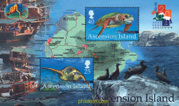 71977 MNH ASCENSION 2001 AÑO LUNAR CHINO - AÑO DE LA SERPIENTE - Ascension